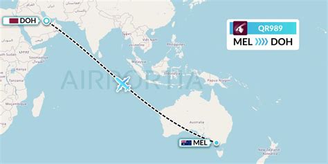 QR989 Flight Status Qatar Airways: Melbourne to Doha (QTR989) .